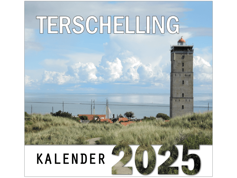 3669001 Kalender 2025 TERSCHELLING 31x31cm Gerkimex